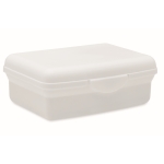 Lunch box with a simple click closure, 800 ml white colour