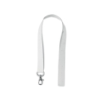 Lanyard with wildflower seeds, 20 mm white colour