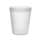 Coated shot glass suitable, 44 ml transparent white colour sixth view