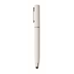 Ballpoint pen with stylus, blue ink, headphone cleaning kit white colour fifth view