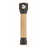 3-in-1 hammer with flashlight and seat belt cutter wood colour third view