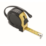 Tape measure from recycled ABS with loop, 3m yellow colour