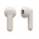 Wireless earphones 5.3 with 4 hours of runtime white colour fourth view