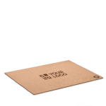 Cork placemat with detail in the corner for gifting 40x30cm beige colour view with print area