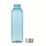 Transparent leak-proof Tritan Renew™ bottle with lid transparent blue colour fifth view