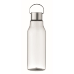 Tritan Renew™ leak-proof bottle with steel handle lid, 800 ml transparent colour third view