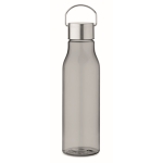 Recycled leak-proof RPET bottle in colours, 600ml transparent grey colour