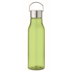 Recycled leak-proof RPET bottle in colours, 600ml transparent lime colour