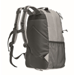 Padded reflective polyester backpack, 15” matt silver colour third view