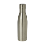 Recycled stainless steel thermal bottle, 500 ml titanium colour