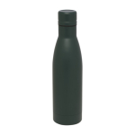 Recycled stainless steel thermal bottle, 500 ml forest green colour