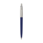 Elegant recycled pen with blue ink refill, Parker Jotter navy-blue colour