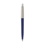 Elegant recycled pen with blue ink refill, Parker Jotter navy-blue colour