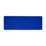 Recycled plastic non-slip yoga mat, 6mm blue colour