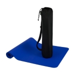 Recycled plastic non-slip yoga mat, 6mm blue colour