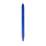 Recycled paper pen with matte finish and black ink blue colour