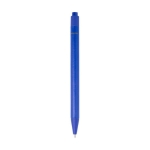 Recycled paper pen with matte finish and black ink blue colour