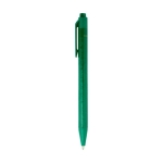 Recycled paper pen with matte finish and black ink green colour