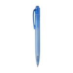 Ocean-derived recycled plastic pen with black ink blue colour