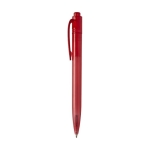 Ocean-derived recycled plastic pen with black ink red colour