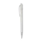 Ocean-derived recycled plastic pen with black ink white colour