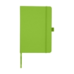 Notebook made from ocean-recycled plastic, A5 lined green colour