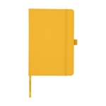 Notebook made from ocean-recycled plastic, A5 lined orange colour