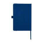 Notebook made from ocean-recycled plastic, A5 lined navy-blue colour