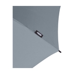 Automatic pongee umbrella made from recycled material, 8 panels, Ø85 grey colour