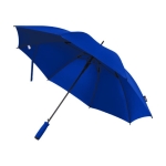 Automatic pongee umbrella made from recycled material, 8 panels, Ø85 royal blue colour