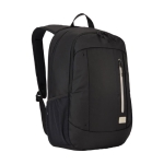 Corporate RPET laptop backpack with tablet pocket, 15.6'' black colour