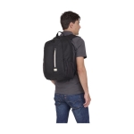 Corporate RPET laptop backpack with tablet pocket, 15.6'' black colour