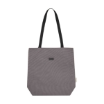 Versatile recycled cotton GRS bag with laptop pocket, 15'' grey colour