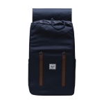 Recycled Herschel Retreat™ backpack for laptops, 15'' multiuse navy-blue colour