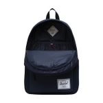 Recycled Herschel Classic™ backpack for laptops, 15'' with front pocket navy-blue colour