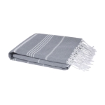 Hammam-style lightweight and absorbent cotton towel, 150 g/m² grey colour