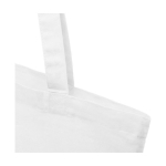 Recycled cotton GRS bag with long handles, 140 g/m² white colour