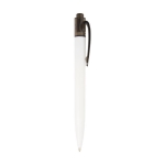 Two-tone pen made from recycled marine plastic, black ink black colour