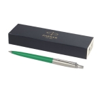 Eco-friendly pen with refill included, black ink, Parker Jotter green colour