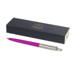 Eco-friendly pen with refill included, black ink, Parker Jotter pink colour