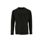 Long sleeve t-shirt, 100% cotton, 190 g/m2, SOL'S Imperial black colour third view