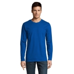 Long sleeve t-shirt, 100% cotton, 190 g/m2, SOL'S Imperial royal blue colour third photographic view