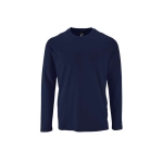 Long sleeve t-shirt, 100% cotton, 190 g/m2, SOL'S Imperial navy-blue colour