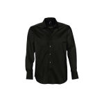 Men's shirt, cotton & elastane, 140 g/m2, SOL'S Brighton black colour