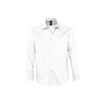 Men's shirt, cotton & elastane, 140 g/m2, SOL'S Brighton white colour ninth view