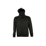 Hoodie made of thick fleece, 320 g/m2, SOL'S Slam black colour