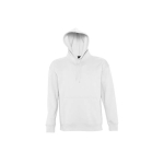 Hoodie made of thick fleece, 320 g/m2, SOL'S Slam white colour ninth view