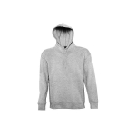 Hoodie made of thick fleece, 320 g/m2, SOL'S Slam light grey colour