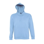 Hoodie made of thick fleece, 320 g/m2, SOL'S Slam pastel blue colour