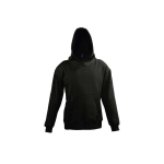 Children's hoodie, cotton and polyester, 280 g/m2, SOL'S SLAM black colour